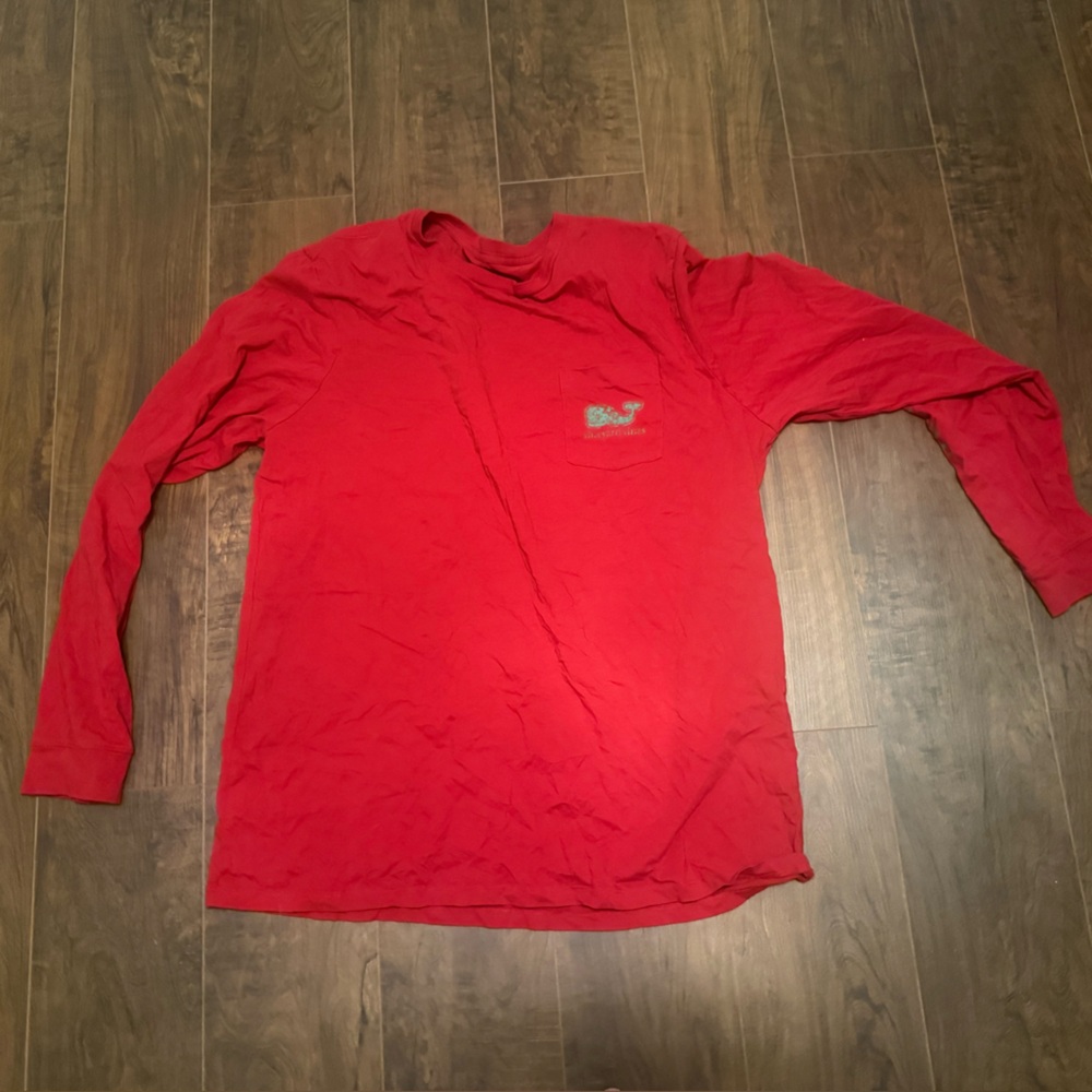 Vineyard Vines Bright Red Shirt